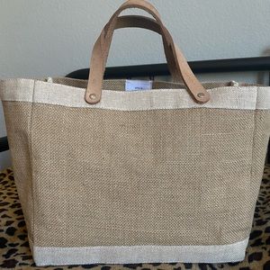 Apolis Petite Market Bag in Natural - EUC